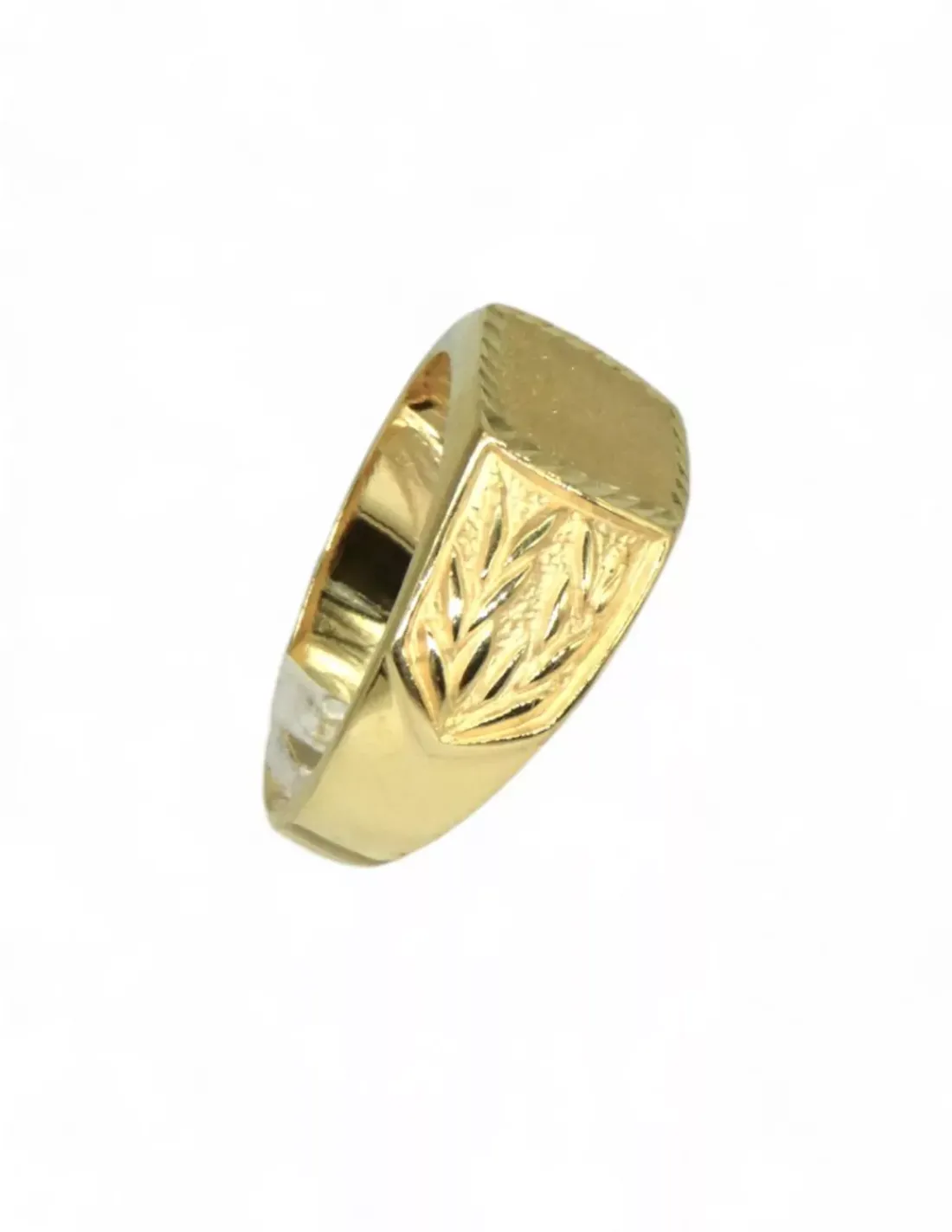 Best Sello laterales labrados oro 18k - T.26 Sellos | Anillos De Oro