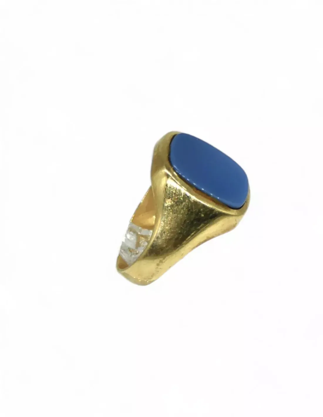 Best Sale Sello piedra azul oro 18k - T.11 Sellos | Anillos De Oro