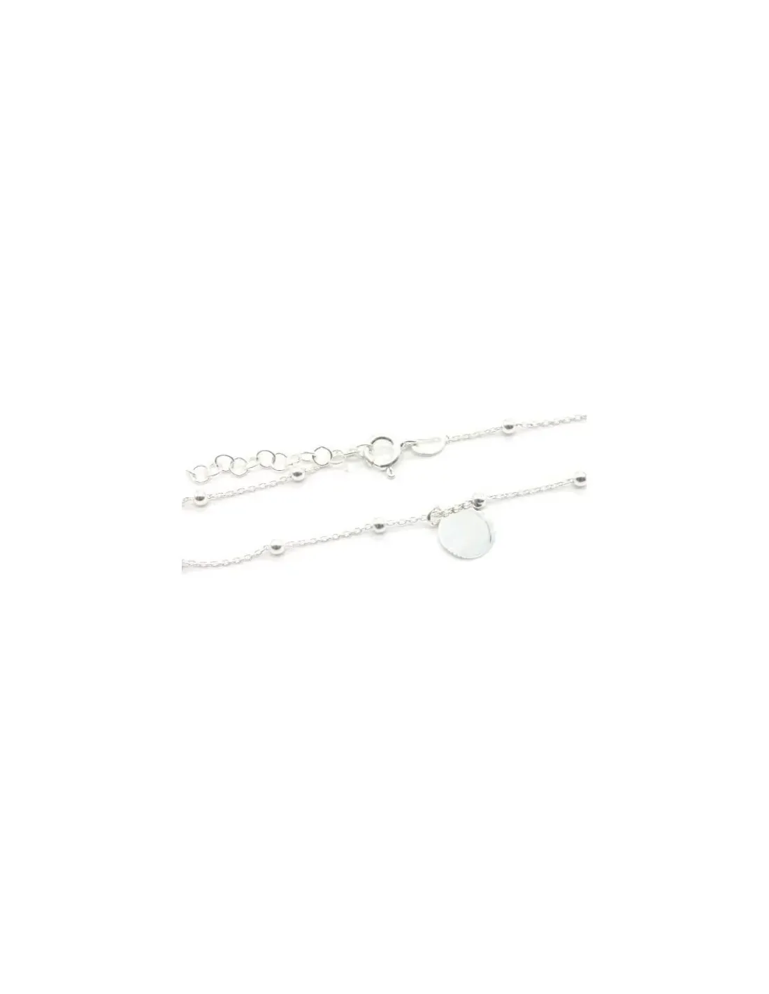 Flash Sale Tobillera bolas charms moon plata - 20 cm Más Joyas